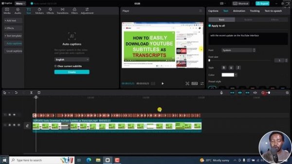 How to Save or Export SRT Subtitles from CapCut for Windows PC and Mac