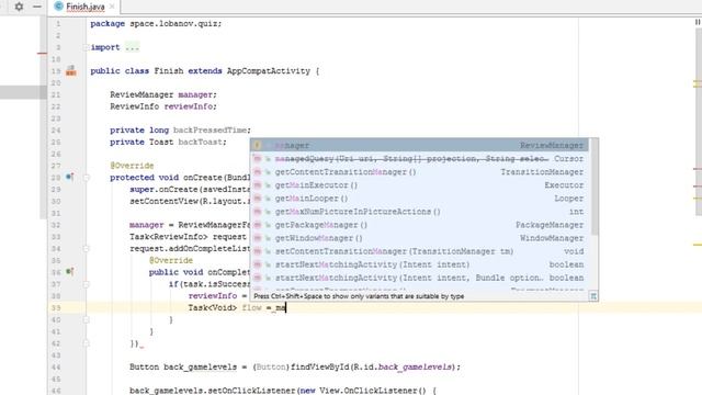 Android Studio создание игры 67: Google Play In-App Review API, оценка и отзыв об игре (Часть 3). смотреть онлайн