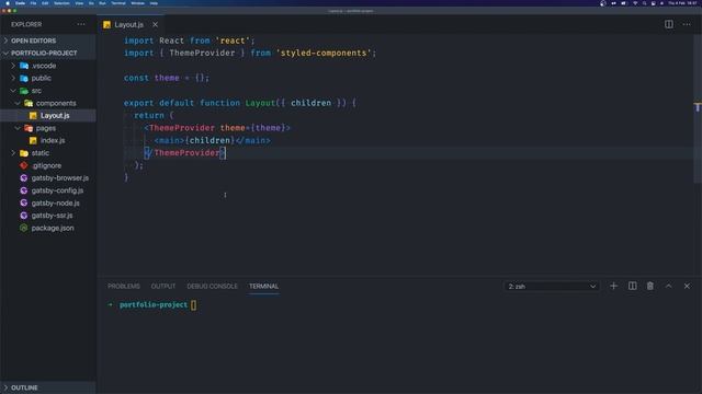 Gatsby JS Course: 3. Styled Components смотреть онлайн