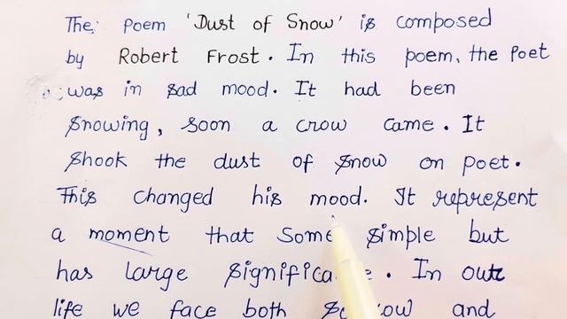 dust of snow central idea class 10th,class 10th english dust of snow ka central idea смотреть онлайн