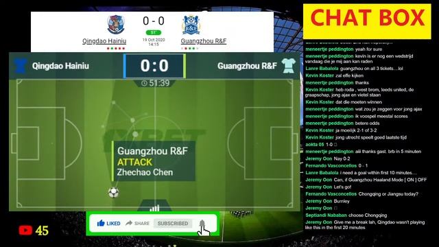 ?Qingdao Huanghai Vs Guangzhou R&F Live Stream Chinese Super League | 19.10.2020
