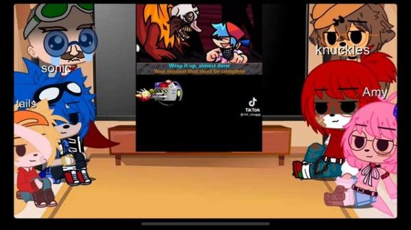 Sonic characters react to EXE (bonus videos)