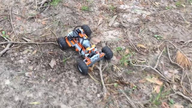 Как сделать простую машину из Лего Техник на дистанционном управлении / LEGO TECHNIC инструкция смотреть онлайн