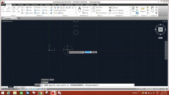 Autocad - learn MOVE COMMAND in seconds смотреть онлайн
