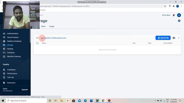 python firebase admin storage смотреть онлайн