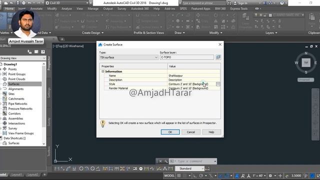 How to Import Data & Create Surface in Autodesk Civil 3D | AutoCAD | Civil3D | AutoDesk | Surveyor смотреть онлайн