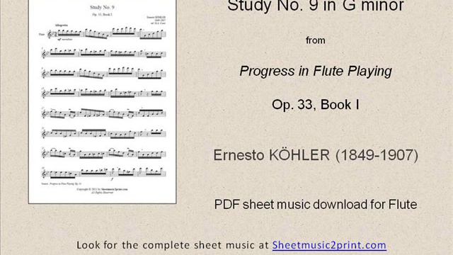 Köhler : Study No. 9, Op. 33, Book I смотреть онлайн