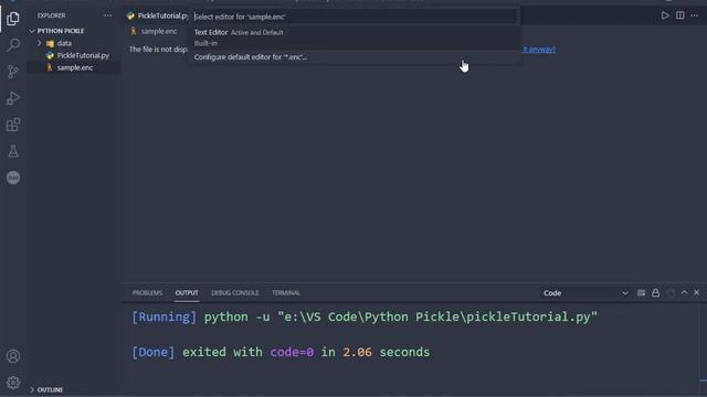 Pickle Module Python | Encryption and Decryption of Data in a File Easily Explained Using Python смотреть онлайн