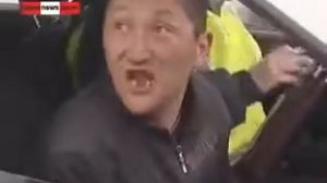 Интервью пьяного  водителя из Курганской области, РФ  Обе тапочки слетели