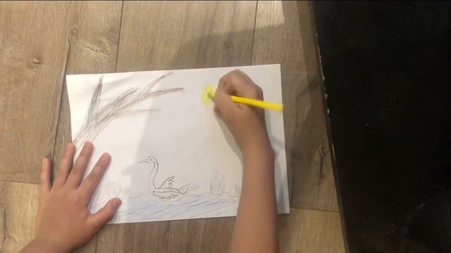 Как очень красиво нарисовать лебедя в озере?//очень красиво// я лично рисую так! Здорово! #1 смотреть онлайн