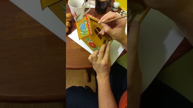 Роспись чайного домика