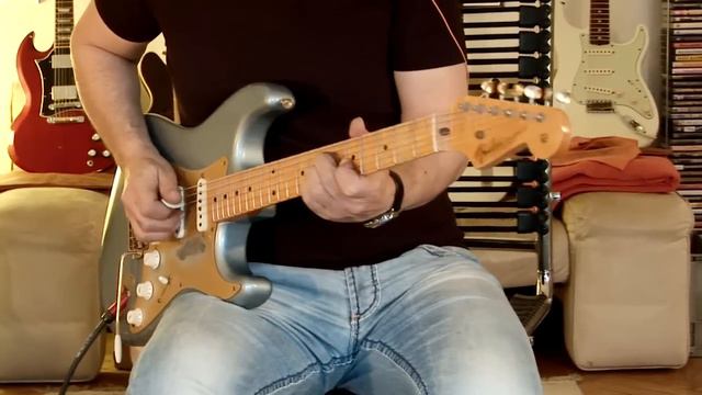 2011 Fender Stratocaster Custom Shop '56 Reissue Relic LTD Ed.", ice blue, Part3 смотреть онлайн