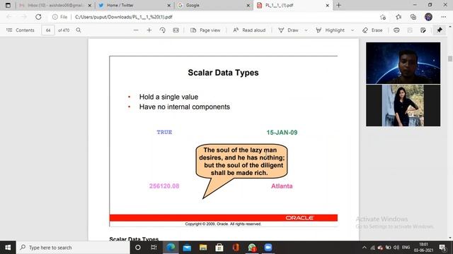 PL SQL VARIABLE DECLARATION GUIDLINE AND %TYPE ATTRIBUTE DECLARATION смотреть онлайн