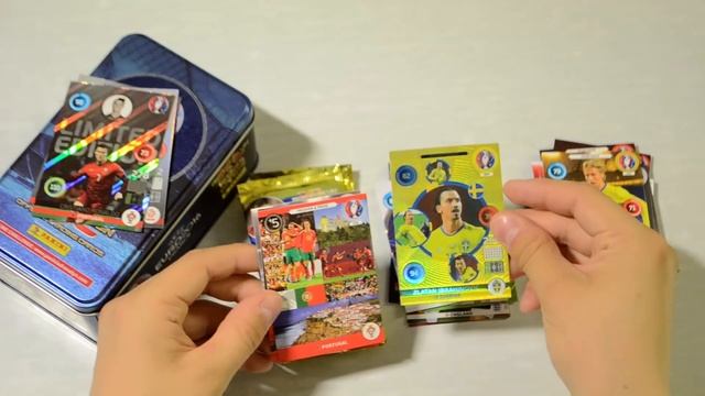 Panini Euro 2016 Adrenalyn XL MEGA tin open [Панини - Евро 2016 Адреналин Тин - открытие] смотреть онлайн