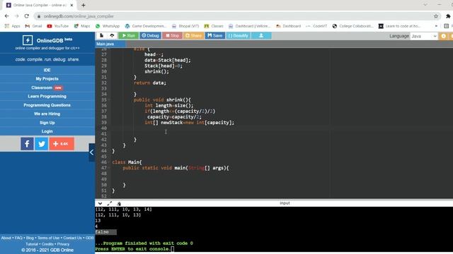 Stack and Vector Implementation using Java in Hindi | Java Placement смотреть онлайн