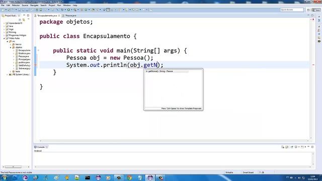 Aula de Java 028 - Getters e Setters, encapsulando os atributos смотреть онлайн