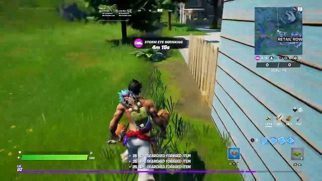 Destroy Shrubs Power chord rare challenge quest Fortnite Battle Royale Chapter 2 Season 6 смотреть онлайн