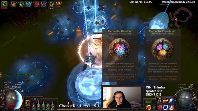 Path of Exile 2.6 - How to: Level 34+ Low Life Righteous Fire смотреть онлайн