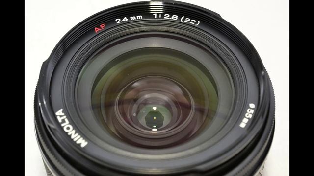 Recommend film camera collection Minolta AF 24mm F2.8 lens for MInolta Sony A mount From Japan смотреть онлайн