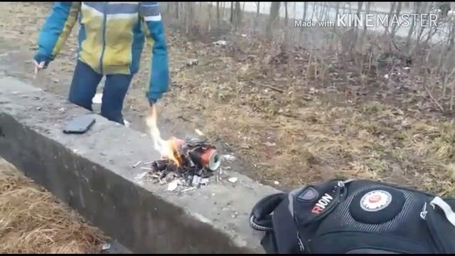 Что будет если поджечь попрыгунчик! смотреть онлайн