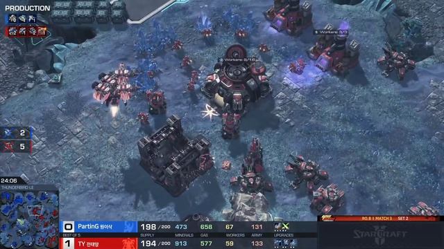 [2019 GSL Super Tournament 2] Round of 8 | Match 3 | PartinG (P) vs. TY (T) смотреть онлайн