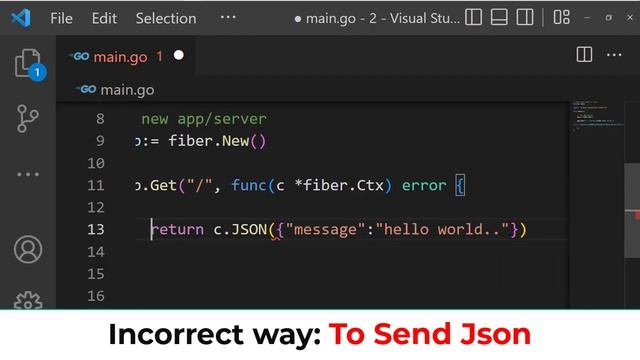 Json Fiber web Framwork Golang tutorial 2 смотреть онлайн