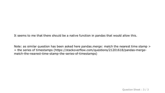 Pandas : Merge dataframes on nearest datetime / timestamp смотреть онлайн