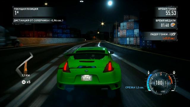 Need for Speed The Run - Гонка с соперником-БЫСТРЫЙ ЭДДИ (Nissan370z) смотреть онлайн