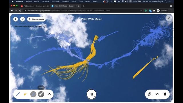 Paint with Music, ferramenta para criar pinturas musicais смотреть онлайн