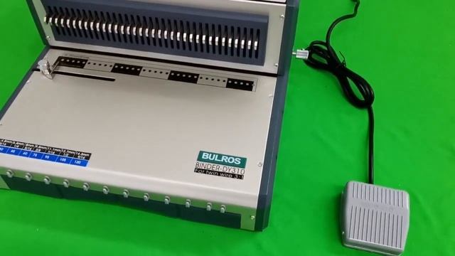 Электрический переплетчик металлической пружиной Bulros DY310 смотреть онлайн