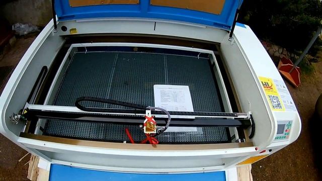 Распаковка лазерно граверовального станка из китая . смотреть онлайн