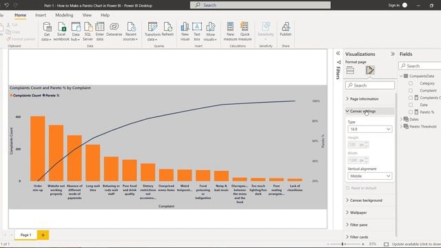 Learn how to make Pareto Charts in Power BI | Step-By-Step Tutorial form Basics | POWER BI DASHBOAR смотреть онлайн