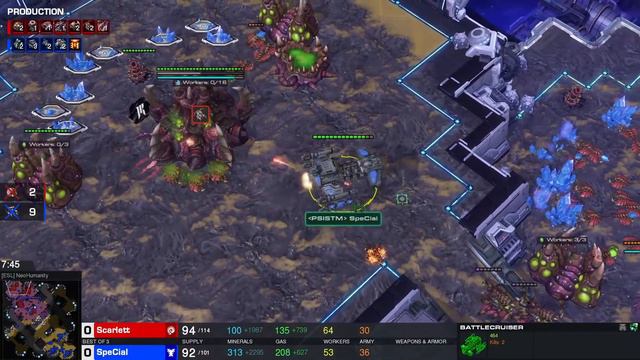 StarCraft 2: Who cares about playing standard? (Scarlett vs Special) смотреть онлайн