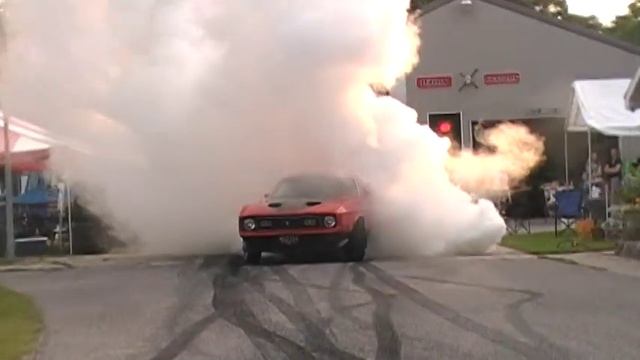 1972 ford mustang mach 1 burnout 429 big block .MOD смотреть онлайн