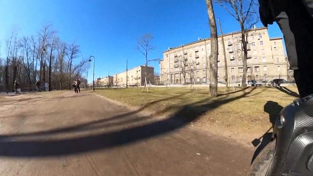 Прогулка на моноколесе погожим днём! Got Way Msuper X 100. Санкт-Петербург, Парк Победы. смотреть онлайн
