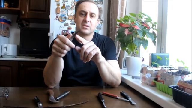 Обзор инструмента DUE BUOI часть 1 прививочные ножи