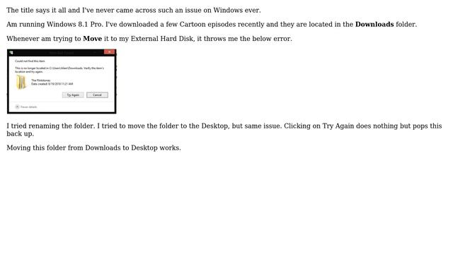This is no longer located in (Path). Verify the item's location and try again (2 Solutions!!) смотреть онлайн