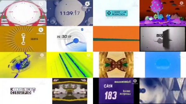 Сборник заставок в одном экране с эффектами №14. Collection of screensavers in one screen №14.