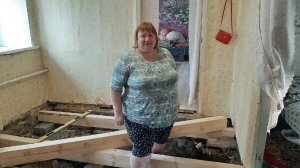 СДЕЛАЛИ ПОЛЫ ДЛЯ ЛЮДМИЛЫ!!!