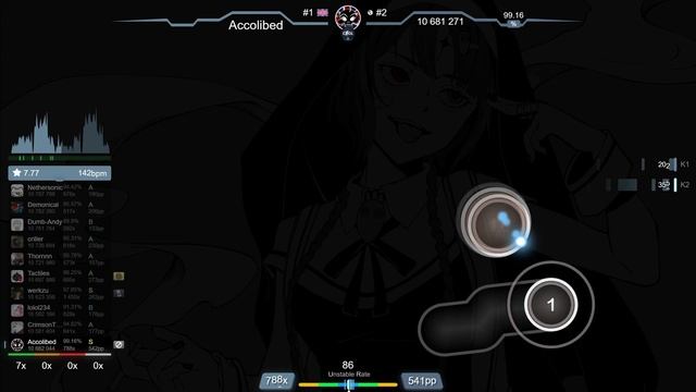 8.3⭐ Accolibed | philo - God-ish ["Death"-ish] 98.83% FC #2 | 698pp - osu! смотреть онлайн
