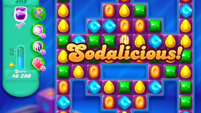 Let's Play - Candy Crush Soda Saga (Level 4111 - 4115) смотреть онлайн