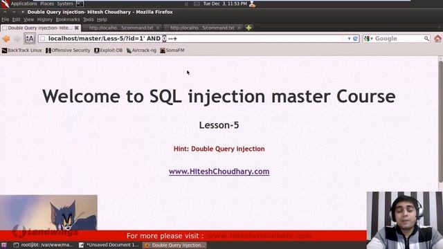 17 Внедрение двойным запросом задание 5 смотреть онлайн