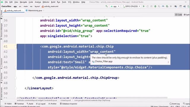 How to use Choice Filter in Android | Android App Development for Beginners video # 39 смотреть онлайн