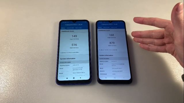 Samsung Galaxy A03S vs Xiaomi Redmi 9C смотреть онлайн