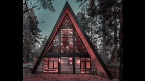 A-frame. Дом шалаш. А-дом.  Современные проекты.