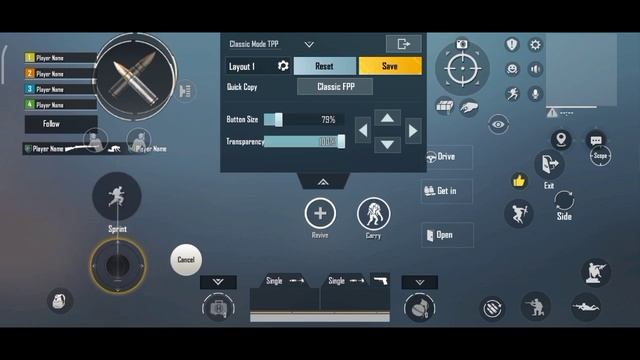 sprint button size not working | fast movement | pubg sprint button size смотреть онлайн