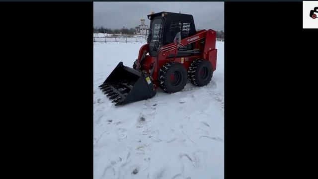 обзор мини-погрузчика QUADTRAC модель SSL95J смотреть онлайн