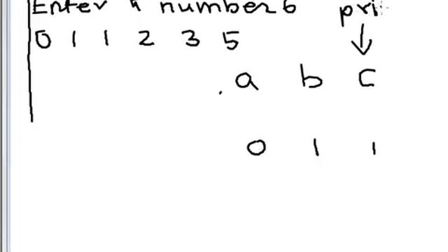 Program to print first N terms of Fibonacci series in C смотреть онлайн