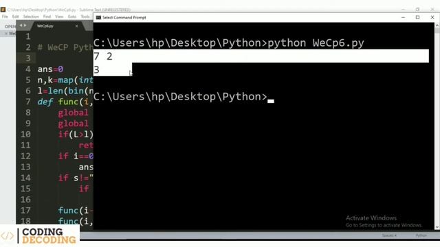 WeCP Python Coding Question 6 *Help For Prepsters* #wecp #coding #python #programming смотреть онлайн