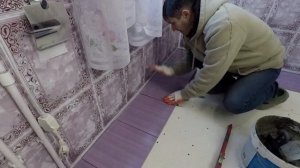 ПЛИТКА НА ДЕРЕВЯННЫЙ ПОЛ